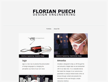 Tablet Screenshot of florianpuech.com